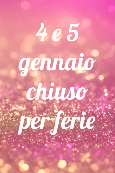 Chiusura per ferie